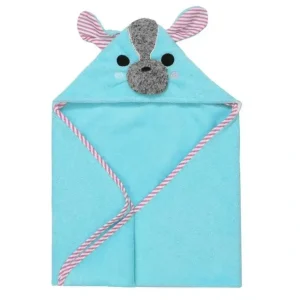 Store Zoocchini - Baby Snow Terry Hooded Bath Towel Yorkie, 0/18M - cutbabycare.com | baby boutique & care hub Bath Potty