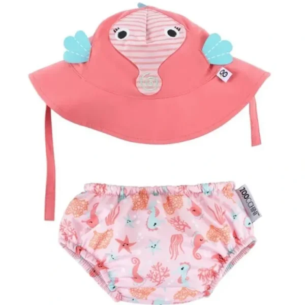 Best Sale Zoocchini - Baby Swim Diaper & Sun Hat Set, Sally The Seahorse - cutbabycare.com | baby boutique & care hub Shop All