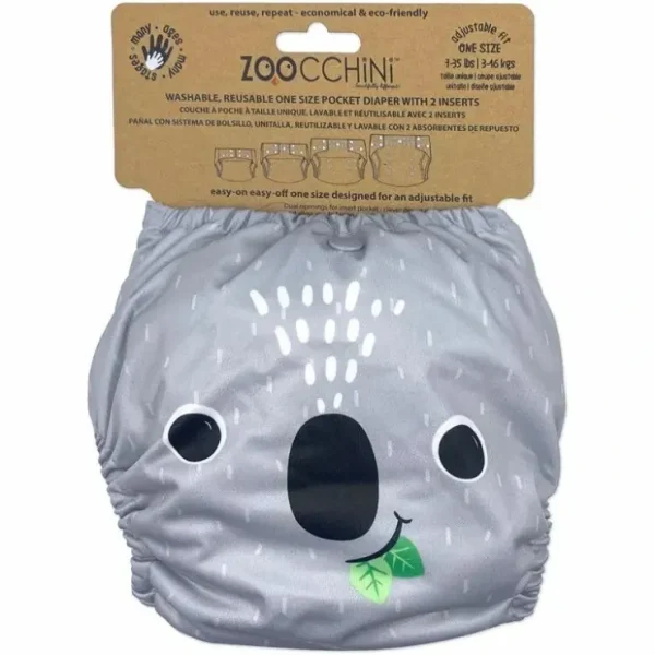 Hot Zoocchini - Cloth Diaper Koala With 2Pk Insert One Size - cutbabycare.com | baby boutique & care hub Shop All