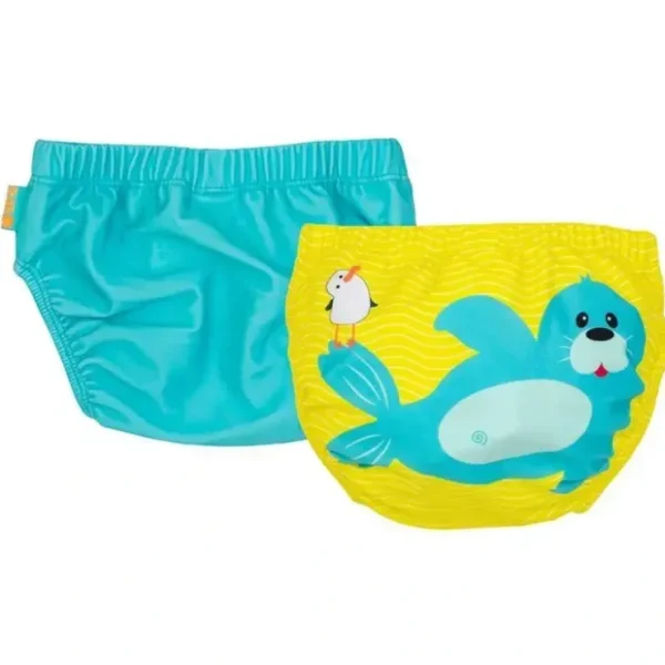 Store Zoocchini - 2Pk Knit Swim Diaper Set, Seal - cutbabycare.com | baby boutique & care hub Shop All
