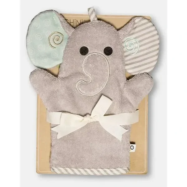 Clearance ZOOCCHINI Baby Bath Mitt - Elle The Elephant, Ultra-Soft Washcloth Glove - cutbabycare.com | baby boutique & care hub Bath Potty